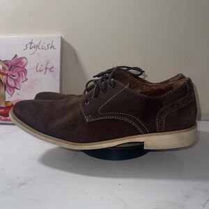 Stacy Adams Brown Suede Lace Up Oxfords - Men’s Size 10M